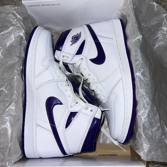 Air Jordan 1 OG high court purple W - Picture 3 of 7